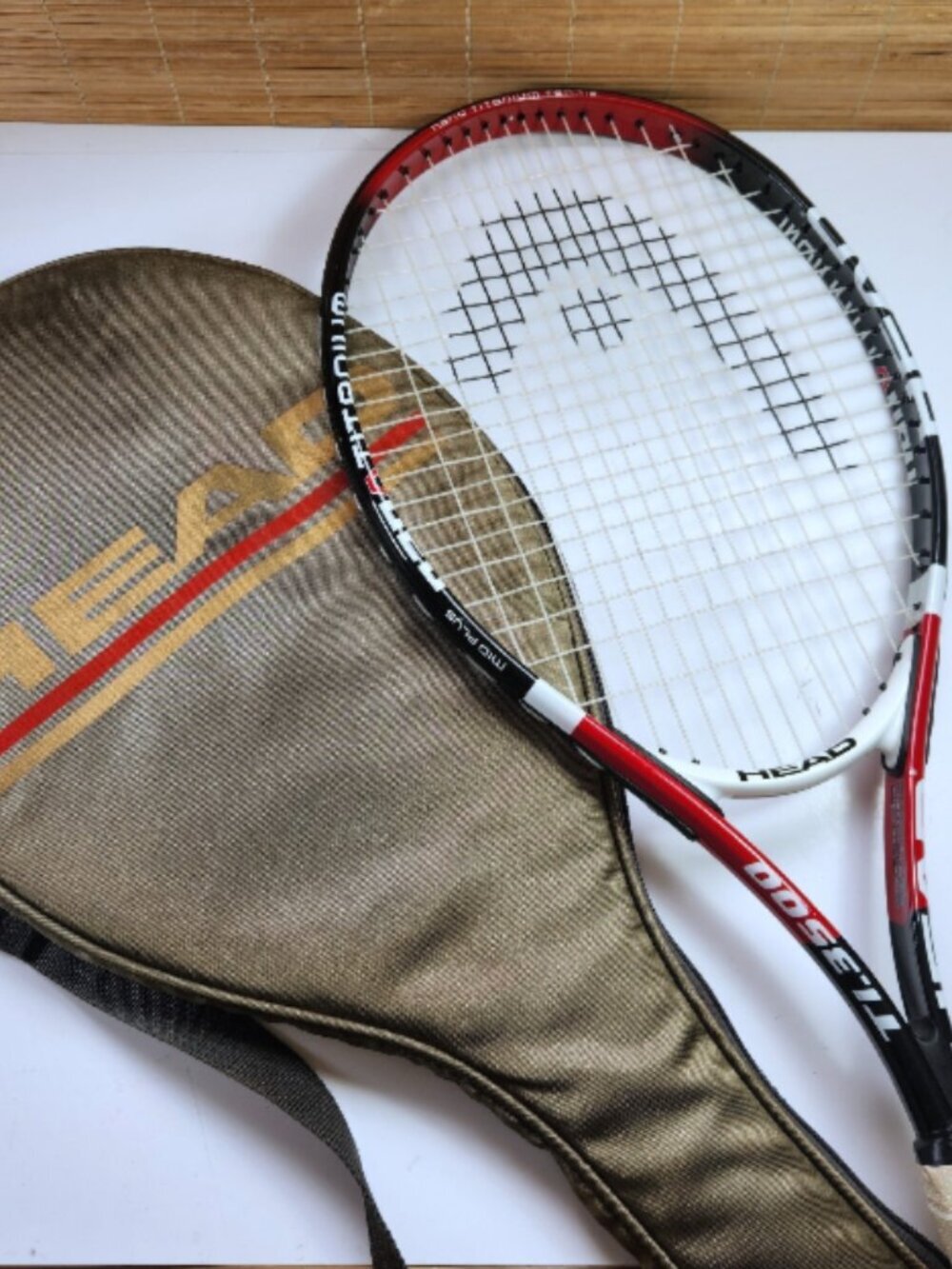 Head Ti Reward Nano Titanium 105 Tennis Racquet 4 1/2 Grip Adult With Case